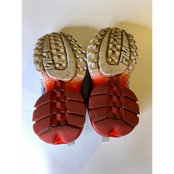 Fila Disrupter 2 Chunky Sneakers Red Blue Womens Size 4 - Picture 6 of 9